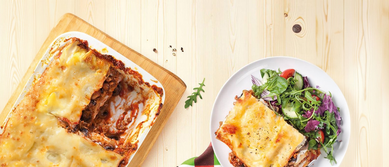 Spicy Turkey And Mushroom Lasagne