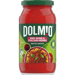 Dolmio Extra Red Wine & Italian Herbs Pasta Sauce 500g image