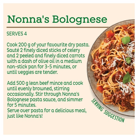 Dolmio Nonna's Bolognese Pasta Sauce 500g