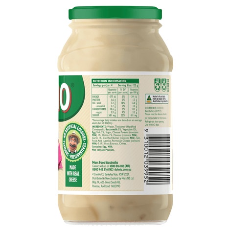 Dolmio Creamy Carbonara Pasta Sauce 490g