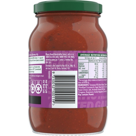 DOLMIO Intensify Roast Garlic & Aromatic Herbs Pasta Bake Sauce 400g