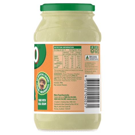 Dolmio Lasagne Bechamel Sauce 490g