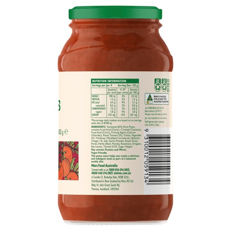 Dolmio Nonna's Bolognese Pasta Sauce 500g