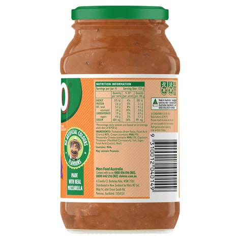 Dolmio Creamy Tomato and Mozzarella Pasta Bake Sauce 495g