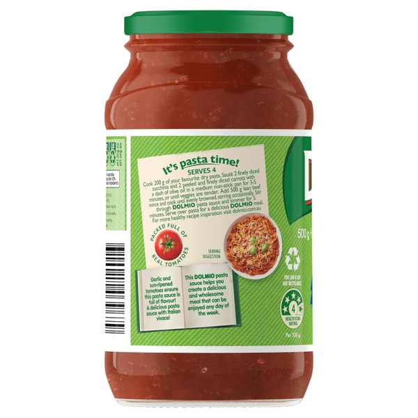 Dolmio Extra Garlic Pasta Sauce 500g Dolmio AU
