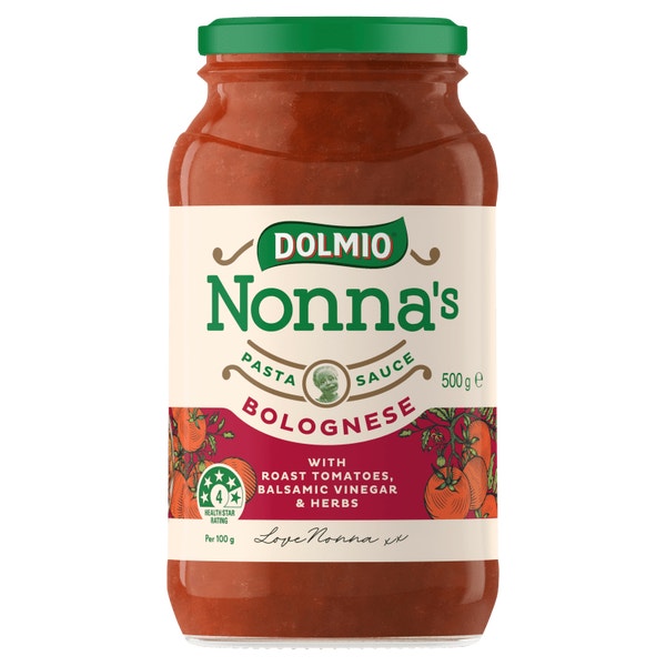 Dolmio Nonna's Bolognese Pasta Sauce 500g Dolmio AU