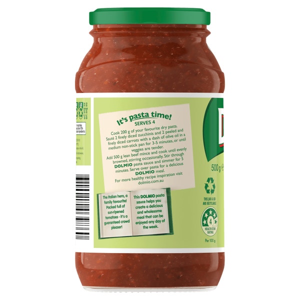 Dolmio Classic Tomato Pasta Sauce 500g
