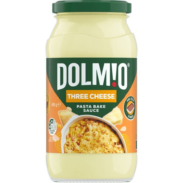 DOLMIO Pasta Bake Three Cheese 490g Jar