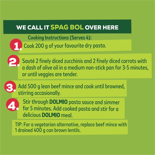 Dolmio Extra Tomato, Onion & Roast Garlic Salt Reduced Pasta Sauce 500g